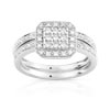Alliance or 750 blanc duo diamant