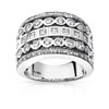 Bague or 750 blanc diamant 1,51 carat