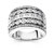 Bague or 750 blanc diamant 1,51 carat