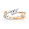 Bague Trilogy 2 ors 750 diamant