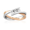 Bague Trilogy 2 ors 750 diamant