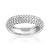 Alliance demi-tour or 750 blanc diamant
