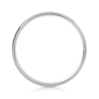 Alliance or 750 blanc irisé 3 mm