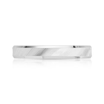 Alliance or 750 blanc irisé 3 mm