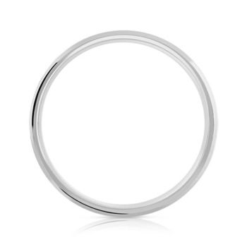 Alliance or 750 blanc irisé 4 mm