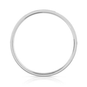 Alliance or 750 blanc et laque céramique noire 3 mm