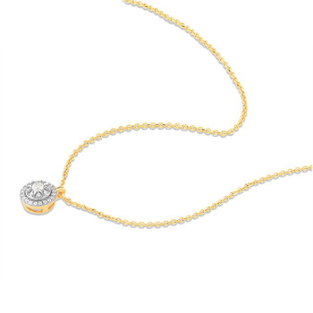 Collier or 750 2 tons diamants 42cm