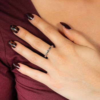 Bague argent 925 et zirconias