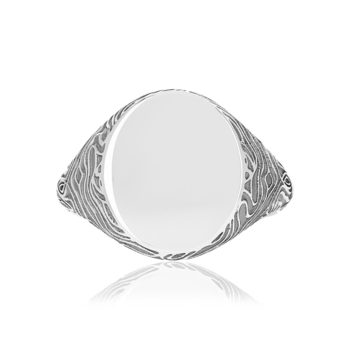 Chevalière argent 925.