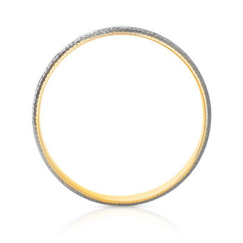 Alliance 2 ors 750 diamanté épis 5 mm