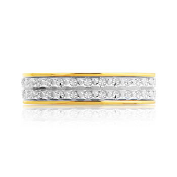 Alliance 2 ors 750 diamanté 4,5 mm