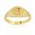 Chevaliere or 750 jaune personnalisable
