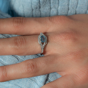 Bague argent 925 zirconias