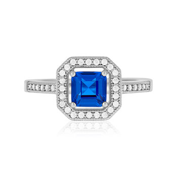 Bague argent 925 zirconias
