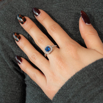 Bague argent 925 zirconias