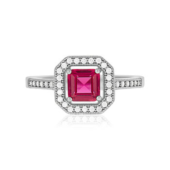 Bague argent 925 zirconias