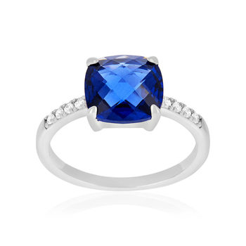 Bague argent 925 zirconias