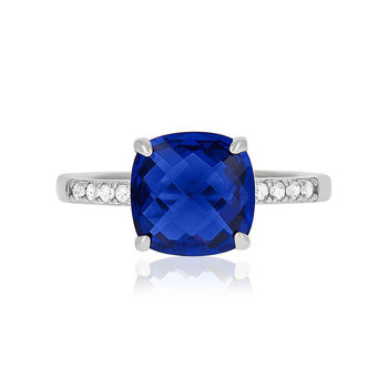 Bague argent 925 zirconias