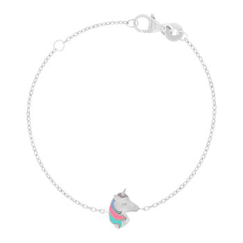 Bracelet argent 925 licorne 15 cm