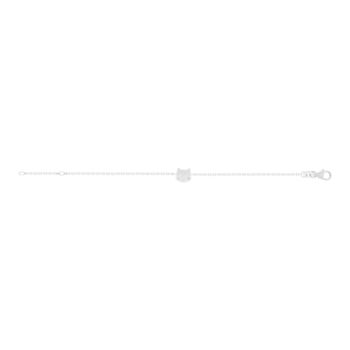 Bracelet argent 925 tête de chat 15 cm