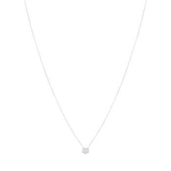 Collier argent 925 tête de chat 37cm