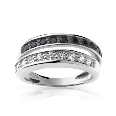 Bague argent 925 zirconia