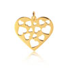 Pendentif plaqué or