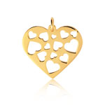 Pendentif plaqu&eacute; or