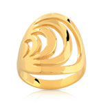 Bague plaqu&eacute; or