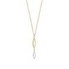 Collier plaqué or 2 tons