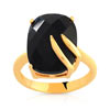 Bague plaqué or zirconia