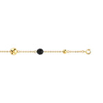 Bracelet plaqu&eacute; or pierre imitation
