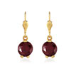 Boucles d'oreilles plaqué or pierre imitation