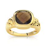 Bague plaqué or pierre imitation