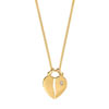 Pendentif plaqué or zirconia