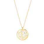 Collier plaqu&eacute; or