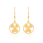 Boucles d&rsquo;oreilles plaqu&eacute; or
