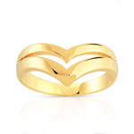 Bague plaqu&eacute; or