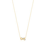 Collier plaqu&eacute; or 2 tons