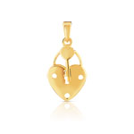 Pendentif plaqu&eacute; or