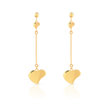 Boucles d&rsquo;oreilles plaqu&eacute; or