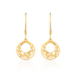 Boucles d&rsquo;oreilles plaqu&eacute; or
