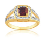 Bague plaqu&eacute; or 2 tons zirconias