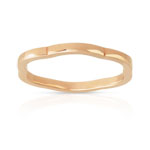Bague plaqu&eacute; or rose