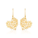 Boucles d&rsquo;oreilles plaqu&eacute; or