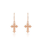Boucles d&rsquo;oreilles plaqu&eacute; or rose