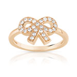 Bague plaqu&eacute; or rose zirconia
