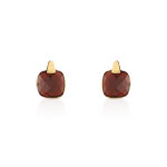 Boucles d&rsquo;oreilles plaqu&eacute; or cristal