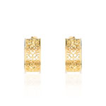 Boucles d&rsquo;oreilles plaqu&eacute; or