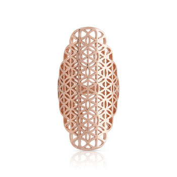 Bague plaqué or rose